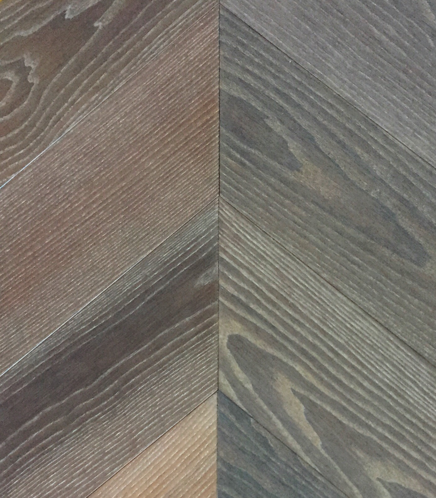 Инженерная доска Французская Ёлка Old Wood Термо Ясень Мокко