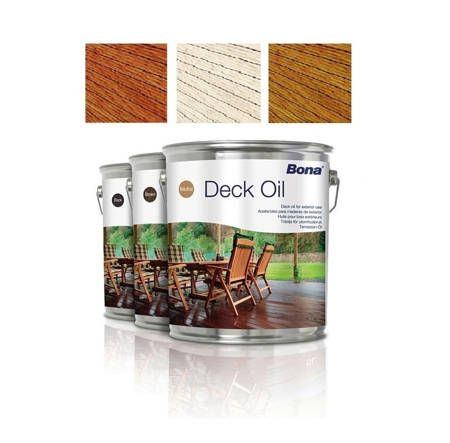 Масло Bona Decking Oil Color (Teak, Mahogany, Gray) (2,5 L)