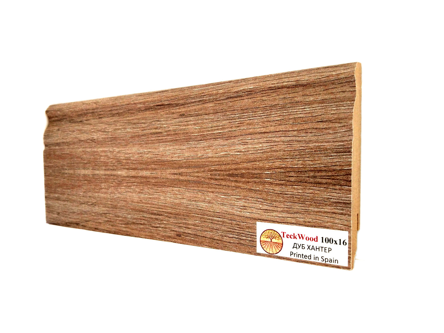 Плинтус напольный TeckWood Дуб Хантер
