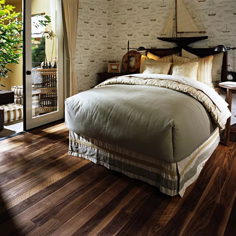 Экзотический паркет Kahrs Орех Дождь (Rain) 2-полосный