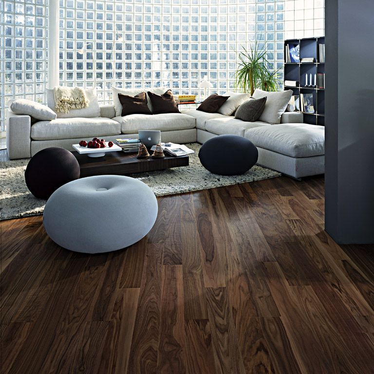 Паркетная доска Kahrs Орех Какао (Cocoa) 1-полосный