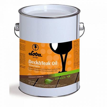 Химия Loba. Deck & Teak Oil color банкирай светлый 0,75 л